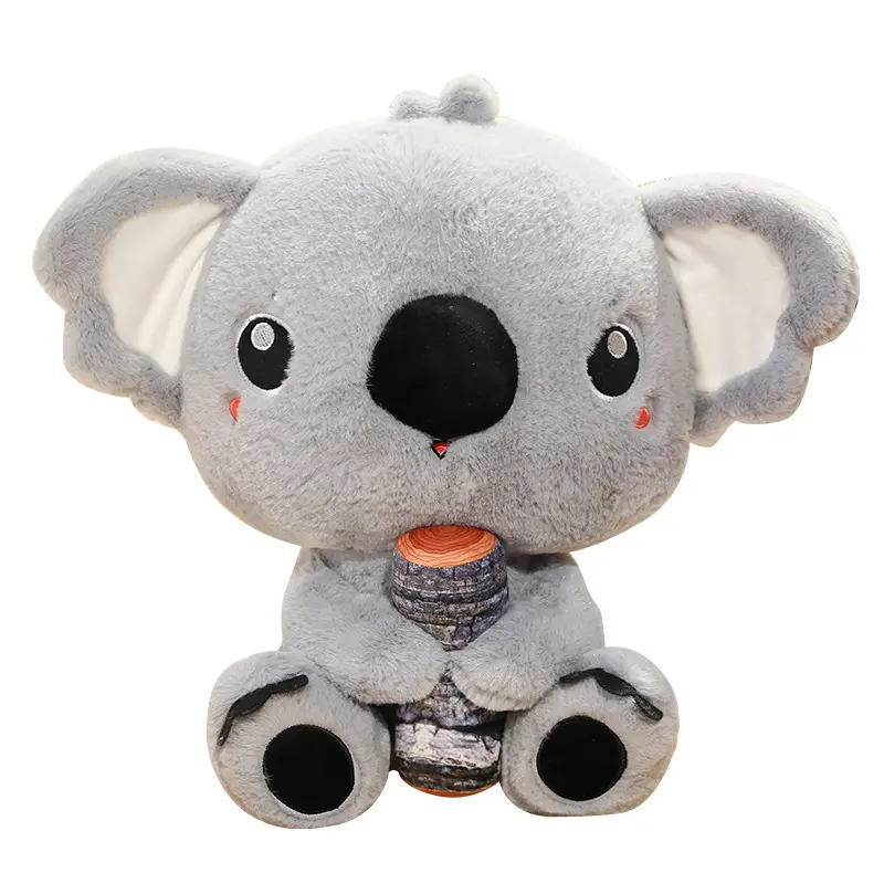 2024 ultimi modelli simpatici giocattoli in cotone Koala di peluche personalizzati cuscini di peluche per bambini come regalo di compleanno