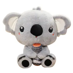 2024 Latest Models cute PP cotton Koala Stuffed animal toys custom plush pillows baby like birthday gift