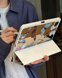 Nuova custodia per <span class=keywords><strong>iPad</strong></span> - Custodia protettiva per tablet con diffusione a farfalla per <span class=keywords><strong>Apple</strong></span> <span class=keywords><strong>iPad</strong></span> 10.2 2019/2020/2021/<span class=keywords><strong>iPad</strong></span> <span class=keywords><strong>Air</strong></span> 3 - Product Image 4