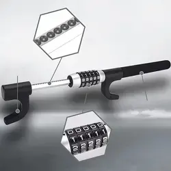 Serrure universelle intelligente de volant d'automobile avec mot de passe <span class=keywords><strong>antivol</strong></span> de combinaison de volant d'automobile - Product Image 6