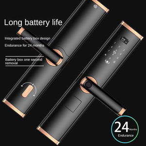 2025 double face intelligente à distance Tuya Wifi <span class=keywords><strong>serrure</strong></span> intelligente porte empreinte digitale mot de passe <span class=keywords><strong>serrure</strong></span> de porte intelligente serrures intelligentes pour porte d'entrée - Product Image 4