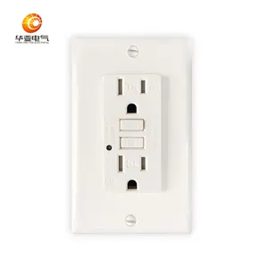 yueqing factory gfci 15A 125V self test American Tamper Weather Resistant TR WR GFCI Receptacle, ETL electric wall socket