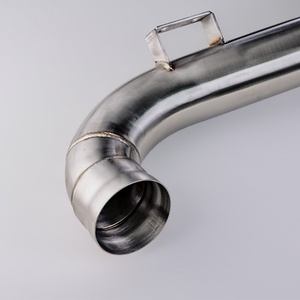 For Benz AMG GT GTS GTC GTR Exhaust Straight Header Downpipe 2015-2017 M178 C190 Heat Shield Exhaust Downpipe - Product Image 6