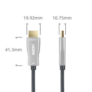 Aoc สำหรับ Tv <span class=keywords><strong>Av</strong></span> เครื่องฉายเสียงและวิดีโอ50เมตร2.0เมตร<span class=keywords><strong>ราคา</strong></span>ต่ำ UHD 100 <span class=keywords><strong>Hdmi</strong></span> 4K <span class=keywords><strong>สาย</strong></span>เคเบิลใยแก้วนำแสงโรงงานขายส่ง - Product Image 6