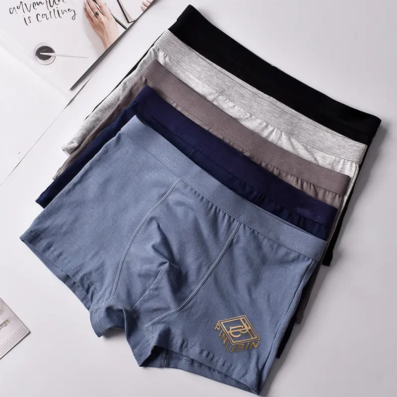 2022 New Arrival Herren 100% Baumwolle Unterwäsche Bequeme Herren Slips Boxer