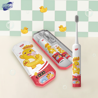 Happily Großhandel 3 Betriebsmodi USB-Aufladung Intelligente Elektrische Kinderzahnbürste Zahnaufhellungs-Set mit Zahnpasta und Ladegerät