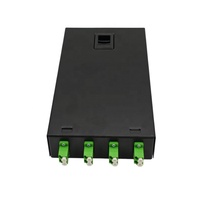 Boîtier de terminaison de fibre optique monomode duplex LC APC à 8 cœurs, avec revêtement électrostatique, pour projets de câblage optique intérieur