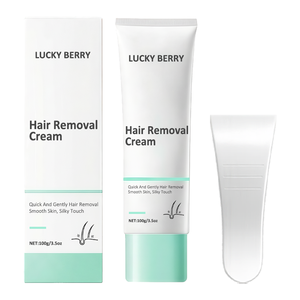 Crème dépilatoire douce et rapide à action rapide, purement végétalienne, sans douleur, 5 minutes, pour <span class=keywords><strong>tout</strong></span> <span class=keywords><strong>le</strong></span> <span class=keywords><strong>corps</strong></span>, formule hypoallergénique - Product Image 1