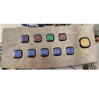 Vente en gros de machines de jeu, ensemble de panneaux de boutons de commande, style de luxe avec pièces métalliques et harnais, prix compétitif
