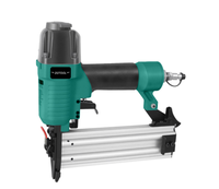 DOTOOL F50B Ga18 Cloueur pneumatique à clous à tête large, agrafeuse, capacité de charge de 100 agrafes, conception à dégagement rapide du bec