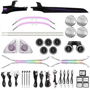 Kit di Aggiornamento Luce Ambiente a 64 Colori Star Dynamic C253 per <span class=keywords><strong>Mercedes</strong></span> <span class=keywords><strong>GLC</strong></span> Coupé 2015-2022 X253 <span class=keywords><strong>GLC</strong></span> 43 63 AMG Illuminazione Interna W205 - Product Image 1