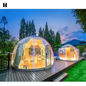 Dome house prefabbricato hotel high-end personalizzato impermeabile e fonoisolante pc cupola casa all'aperto