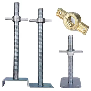 Base de andamio de acero galvanizado ajustable para andamios - Product Image 4