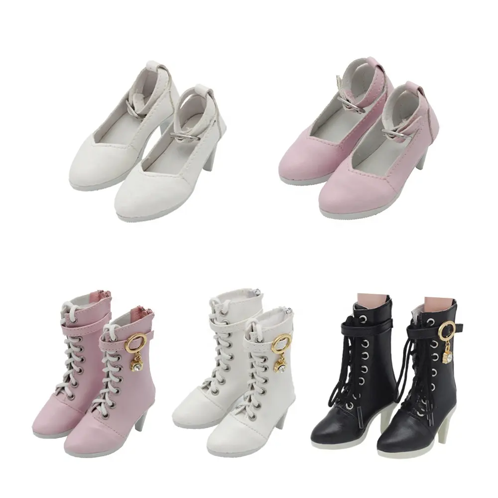 1/3 BJD 60cm Puppen schuhe weiß/pink/schwarz Martin Boots, cool und schick für Ihre Gürtel puppen