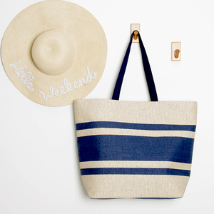 Sac de plage en paille pour femmes, fourre-tout populaire, bon marché, été, grand sac de plage, Style épaule, papier, nouvelle collection - Product Image 1
