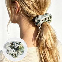 Chouchous en Soie de Mûrier 100% Pure, Vente en Gros, Logo Personnalisé, 12 Momme, Élastiques à Cheveux de Luxe, Couleurs Assorties