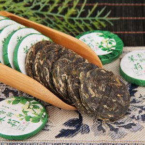 Petit gâteau vert au jasmin du Yunnan Pu'er, préservant <span class=keywords><strong>la</strong></span> santé, détoxifiant et amincissant l'abdomen, livraison rapide - Product Image 3