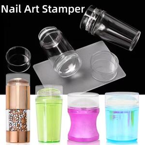 Vernis à ongles français transfert d'impression kits de manucure <span class=keywords><strong>pochoir</strong></span> à ongles avec grattoir outil de plaque d'image de manucure - Product Image 4