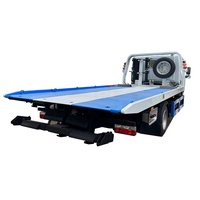 Offres Spéciales camion de naufrageur de faible puissance de Dongfeng 3ton 4ton capacité nouvelle plate-forme à plat de corps système hydraulique manuel diesel