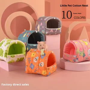 <span class=keywords><strong>Hamster</strong></span> Saklanma Evi Yıkanabilir Gine Domuzu Sıçan Fare Kafesi Küçük Hayvan Yatağı Aksesuarları İç Mekan Tüm Mevsim Küçük Evcil Hayvan Malzemeleri - Product Image 2