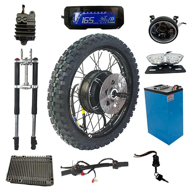 Amazon hot sale electric hub motorcycle e motorcycle 72v 6000w 8000w 12000w 15000w conversion kit motorcycle hub kit