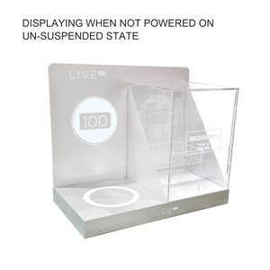 Factory <strong>Customized</strong> Acrylic Magnetic Levitation Product <strong>Display</strong> Stand Removable Charging Rotating Light Box Plexiglass Rack - Product Image 6