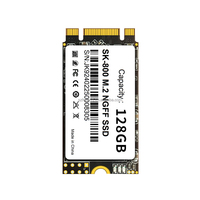SSD Eksternal M.2 NGFF SATA 3.0 Baru dari Pabrik 2242 64GB/128GB/256GB Kecepatan Baca 501-600MB/s Kecepatan Tulis 401-500MB/s Nirkabel