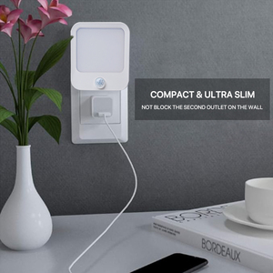 EE. UU., UE, Reino Unido, AU <span class=keywords><strong>Plug</strong></span>-In <span class=keywords><strong>Sensor</strong></span> de movimiento automático Luz de noche <span class=keywords><strong>Led</strong></span> Enchufe de pared Bebé Enfermería Lámpara de dormir Enchufe en lámpara de luz nocturna - Product Image 3