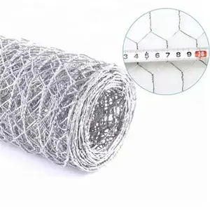 China Supplier 3ft 4ft 5ft 6ft 25 meters 1/2 inch hole sizegreen gauge wire nettingChicken Rabbit Snake chicken wire roll