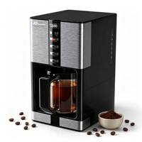 Cafetera Americana Anbolife de 1.8L y 900W con Función de Mantener Caliente, Apagado Automático Programable, Fabricación OEM