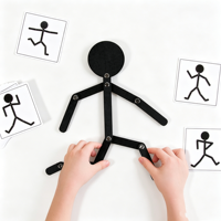 Frühkindliches Lernspielzeug Figuren-Puzzle zur Förderung der Hand-Augen-Koordination Konzentration Kreativität Intelligenz