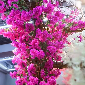 Groothandel Bougainvillea Kunstbloemen Zijde Driehoek Pruimenbloemen Bruiloft Thuis Decoratief