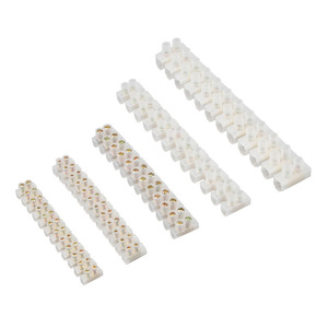 Bloc de bornes de terre Chkl X3-3012, 12 positions, connexion par vis, nylon ignifuge, contact en cuivre 11-20 AWG - Product Image 5