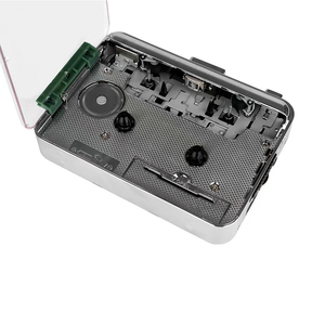 Lecteur de cassettes transparent en gros avec mécanisme visible pour la conversion de cassettes en MP3 et l'écoute de musique, style rétro portable - Product Image 2