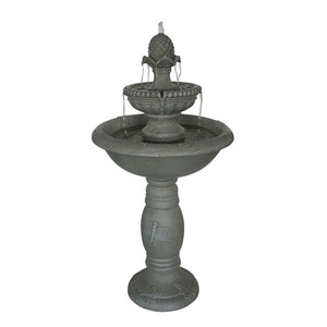 Vendite della fabbrica 2 cravatte fontana di acqua esterna in fibra di vetro cascata esterna di grandi dimensioni fontana per la casa - Product Image 2