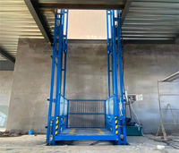 Monte-charge à rail de guidage anti-chute, élévateur de marchandises stable, machine de levage vertical de matériaux
