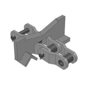 Çin üretimi Wh132 kaynaklı çelik değirmen zinciri ile A11 Cradle eki kaliteli