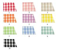 Ensembles de vêtements pour bébé fille personnalisés, vêtements décontractés pour filles, robe 100% coton à manches courtes, robe à carreaux rouge et blanc à carreaux de buffle pour enfants