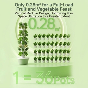 Équipement hydroponique pour légumes avec 45 trous de plantation, pour la culture intérieure à domicile et la culture hors-sol des légumes - Product Image 4