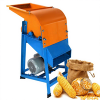 Machine à décortiquer le maïs électrique automatique 220V, modèle domestique compact et grande capacité, avec décortiqueur intégré, élimine les écorces et sépare les grains, garantie 4 ans