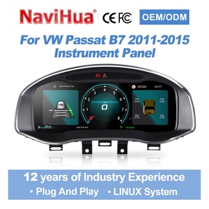 Navihua New Arrival <b>Car</b> <b>Digital</b> Cluster Linux System LCD Dashboard Carplay Ghost Screen <b>for</b> Volkswagen VW Passat B7 2011-2015 - Product Image 1