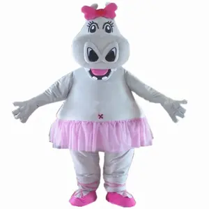 Hola hipopótamo trajes de la mascota/baile hipopótamo trajes de la mascota para adultos