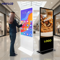 Pantalla LCD de 75/85 Pulgadas, Kiosco Digital con Pantalla Completa, Señalización Digital en Red para Tiendas Minoristas, Centros Comerciales, Ascensores Inteligentes y Señalización de Vías