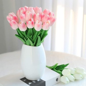 Tulipanes Artificiales, Tallos Falsos, Tacto Real, Alta Simulación, Ecológicos, Hechos a Mano, Flores Festivas de Larga Duración para Bodas y Navidad - Product Image 2