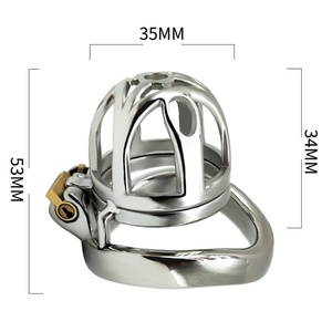 Dispositivo de Castidad Masculina, Jaula para Pene con Bloqueo Invisible, Anillos Activos y Llaves, Juguete Sexual para Hombres - Product Image 2