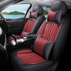 Set di 5 Coprisedili Auto in Pelle Premium Universali per Tutte le Stagioni, Accessorio Interno di Lusso per VW Golf <span class=keywords><strong>Ford</strong></span> <span class=keywords><strong>Fiesta</strong></span> - Product Image 2