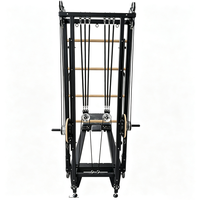 Máquina de cable Lofit Power Tower con estructura de aleación de aluminio, entrenador multifunción de doble polea para ejercicios cruzados de cuerpo completo, core y hombros