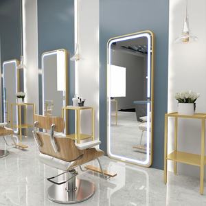 2026 S Hot Selling Modern Salon Furniture Barber Shop Special Glass LED Wall Mirror for Hotel and Bathroom Use - Product Image 2