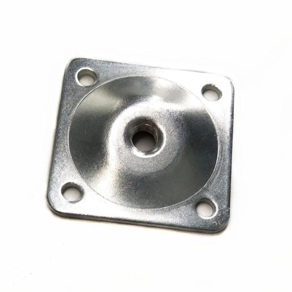 Принадлежности для мебели, железные аксессуары, соединитель для ножек стула/стола, металлическая Монтажная пластина для деревянных ножек