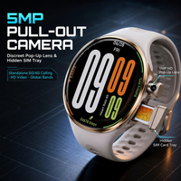Montre connectée M100, carte SIM 5G, connectivité mondiale, téléchargement d'applications Google Store, appel vidéo 5MP, fréquence cardiaque, santé, NFC
